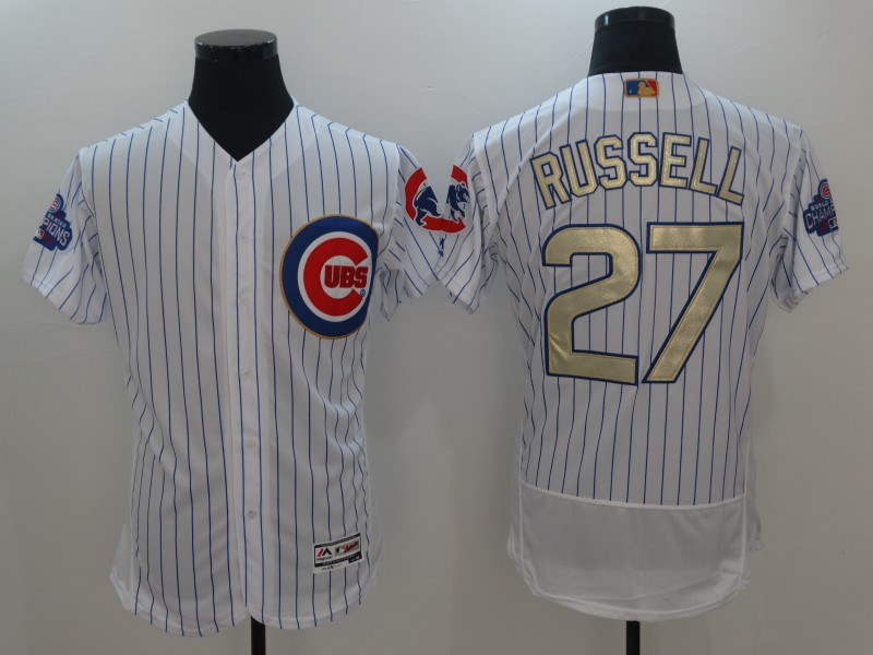 CUBS White 2017 Gold Program Jerseys-086